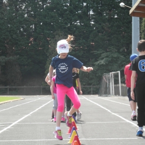 Des jeunes lors d'un entrainement