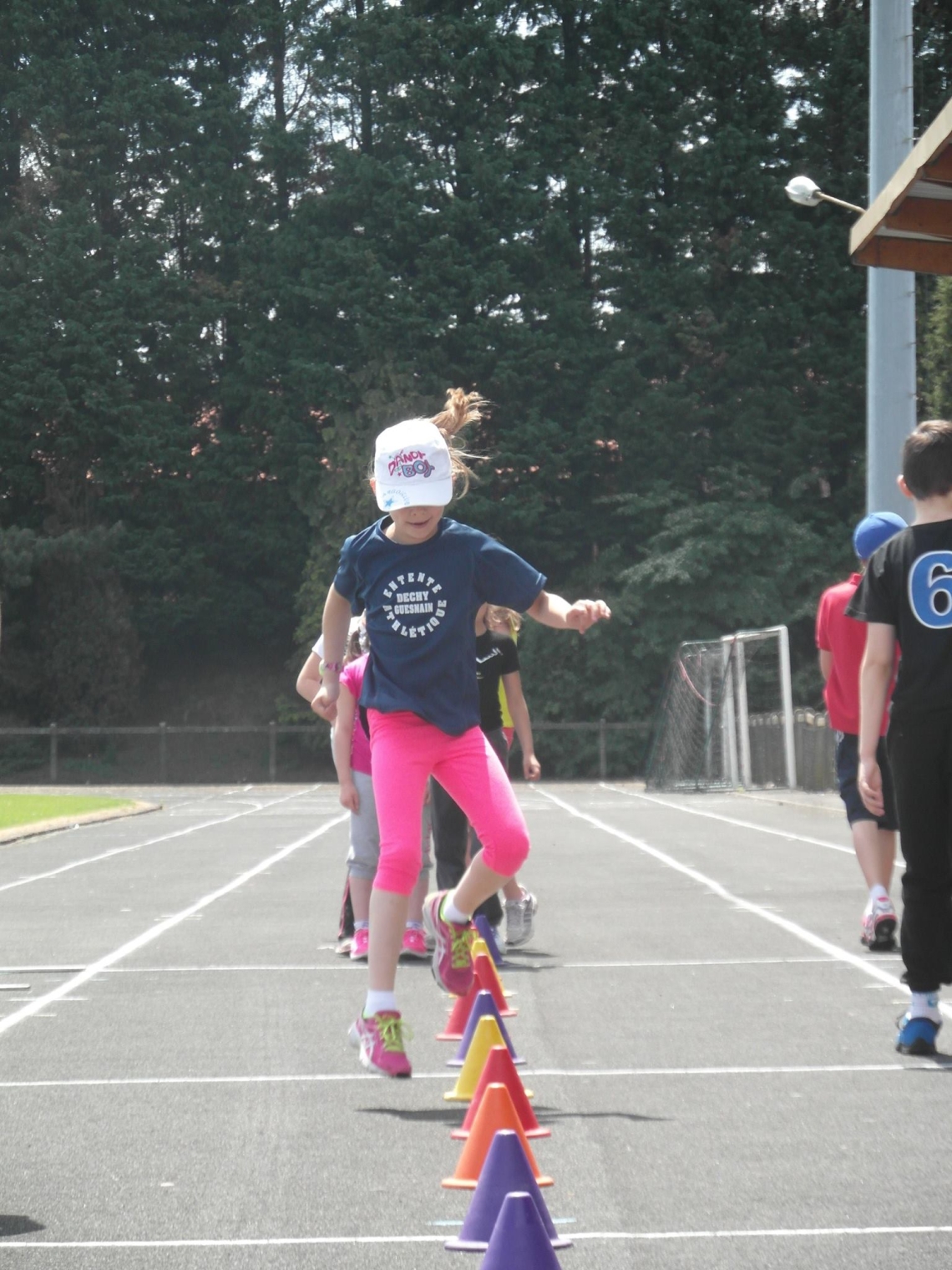 Des jeunes lors d'un entrainement