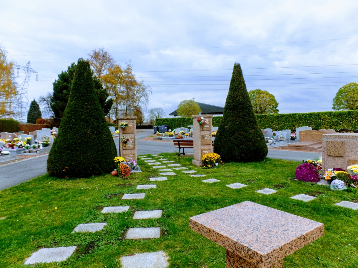 Photo du cimetière paysager