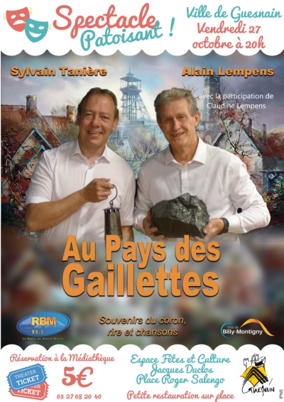 Spectacle patoisant le vendredi 27 octobre à 20h