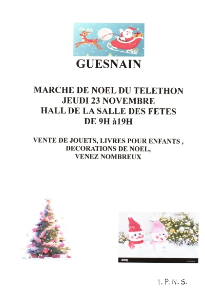 Marché de Noël du Téléthon