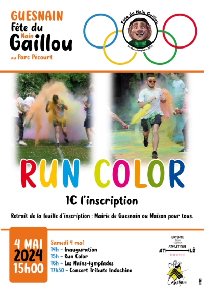 Run color au Parc Pécourt