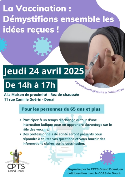 La vaccination pour les personnes de 65 ans et plus