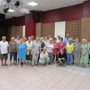 Les membres du club loisirs et détente des anciens