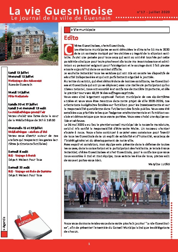 Couverture du bulletin municipal