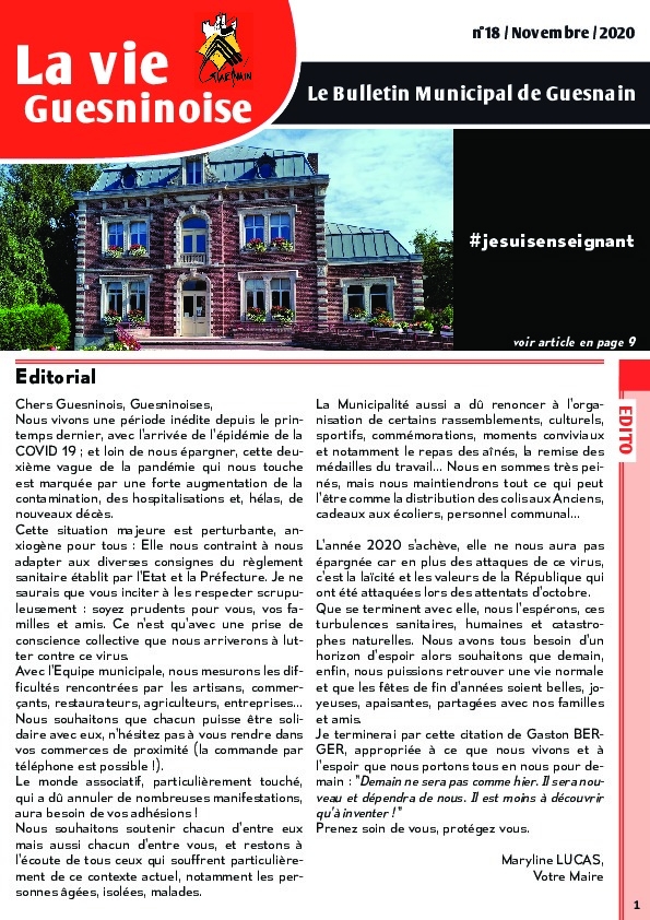 Couverture du bulletin municipal