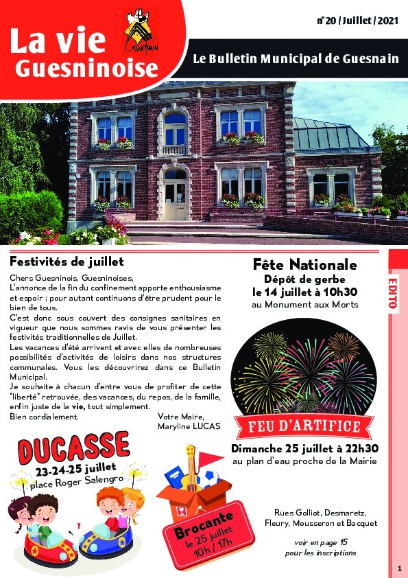 Couverture du bulletin municipal