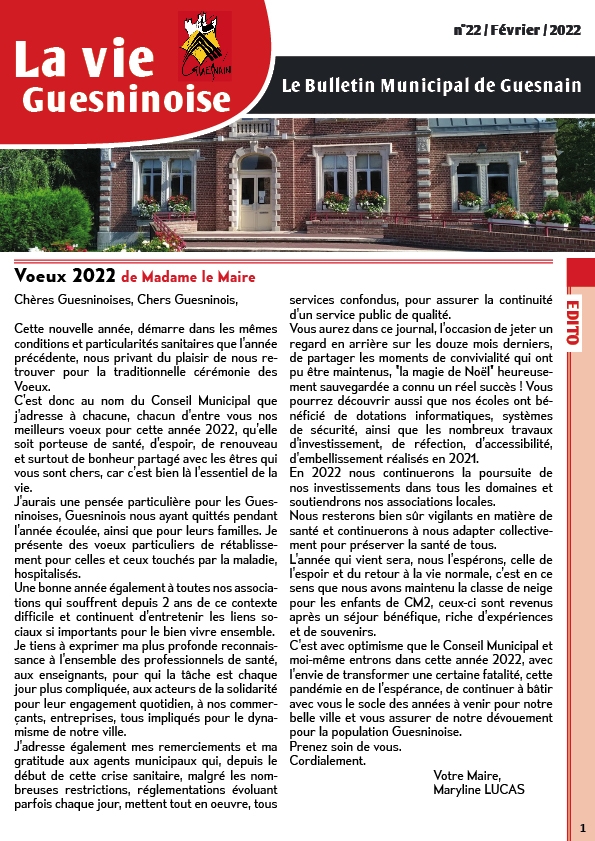 Couverture du bulletin municipal