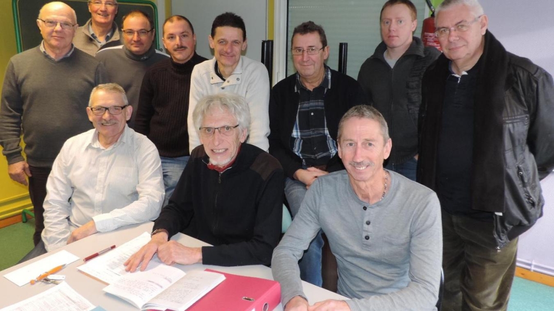 Les membres du Cyclo Club de Guesnain