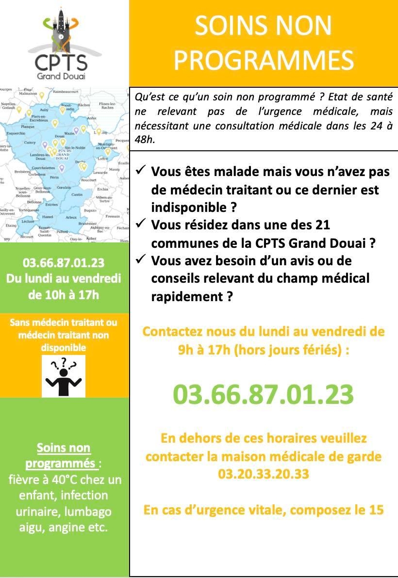 Affiche du CPTS Grand Douai
