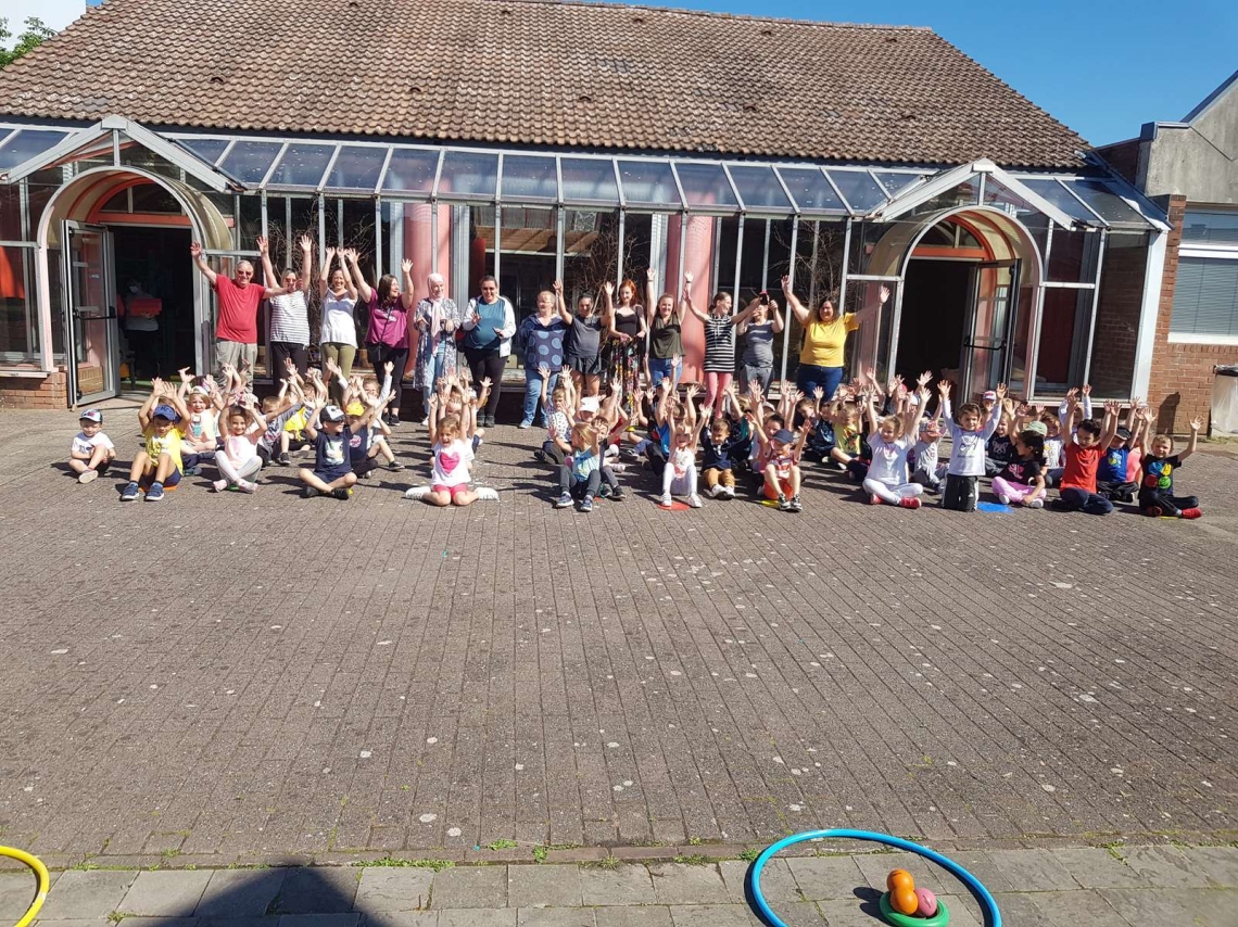 Matinée sportive à l'école maternelle Elsa Triolet