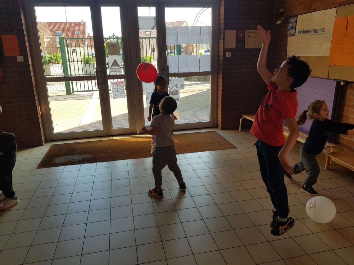 Matinée sportive à l'école maternelle Elsa Triolet