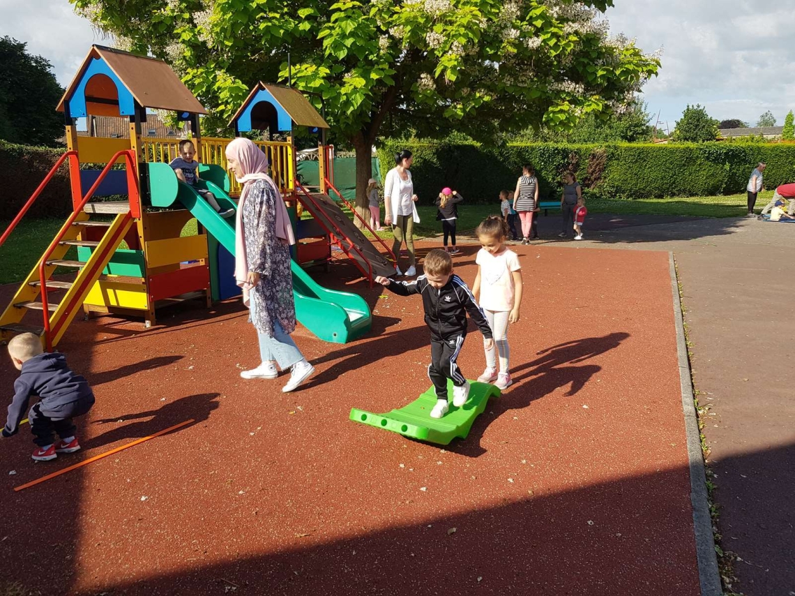 Matinée sportive à l'école maternelle Elsa Triolet