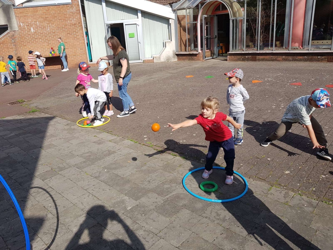 Matinée sportive à l'école maternelle Elsa Triolet