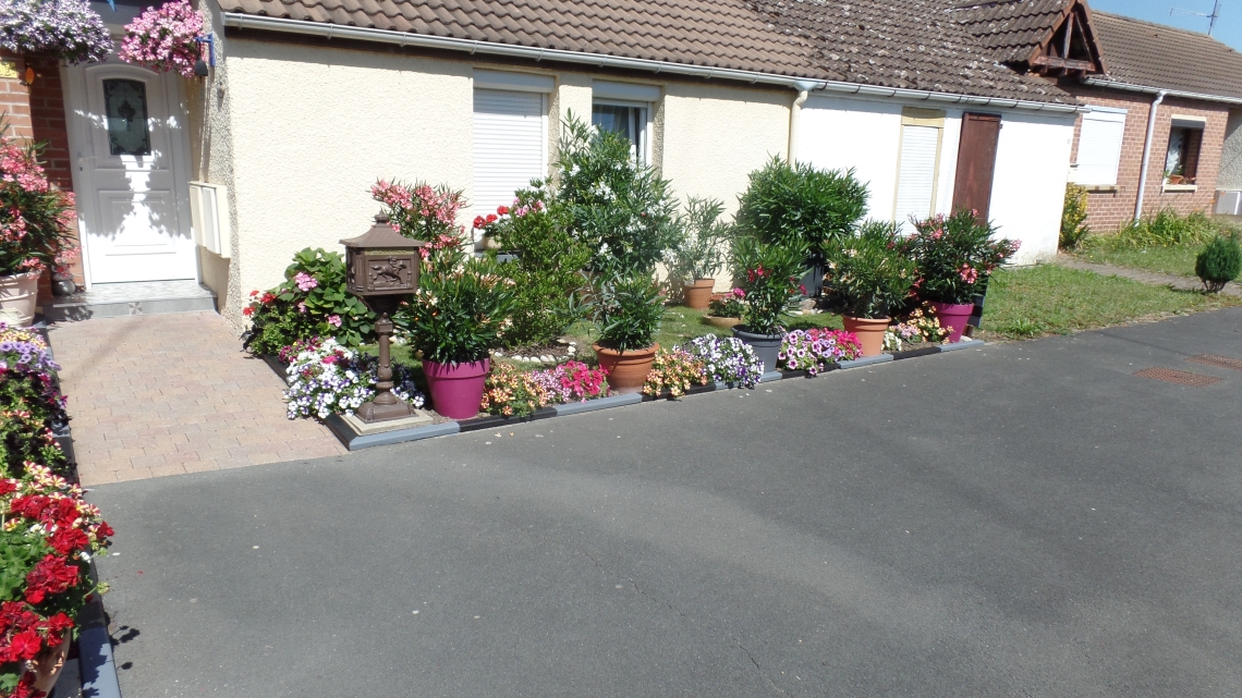 Maison d'un participant au concours des maisons fleuries