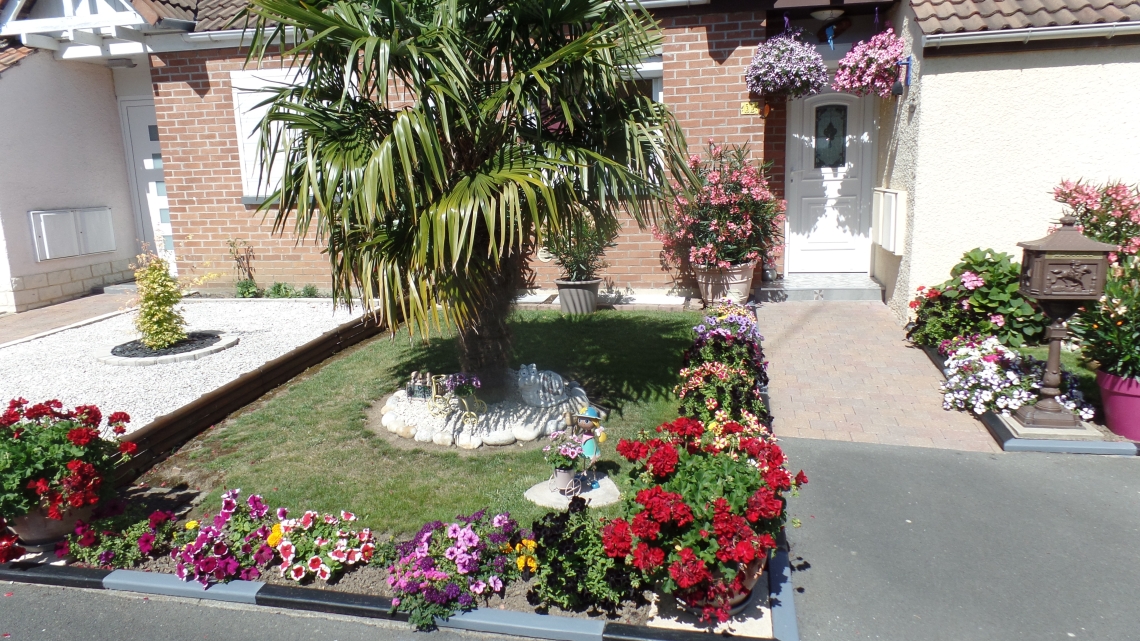 Maison d'un participant au concours des maisons fleuries