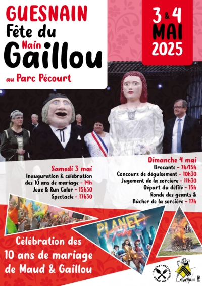 Fête du Nain Gaillou les 3 et 4 mai 2025