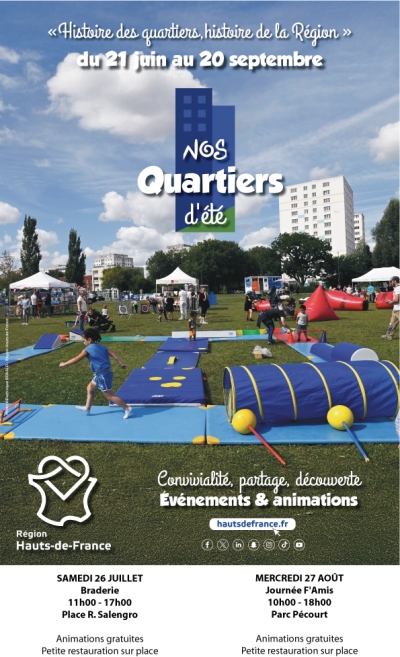 Nos quartiers d'été 2025