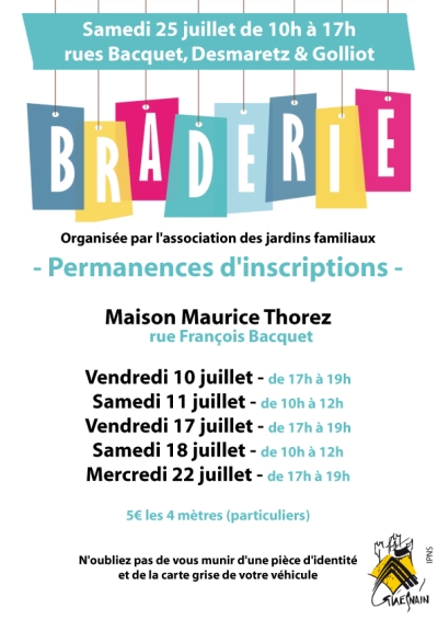Braderie du 25 juillet