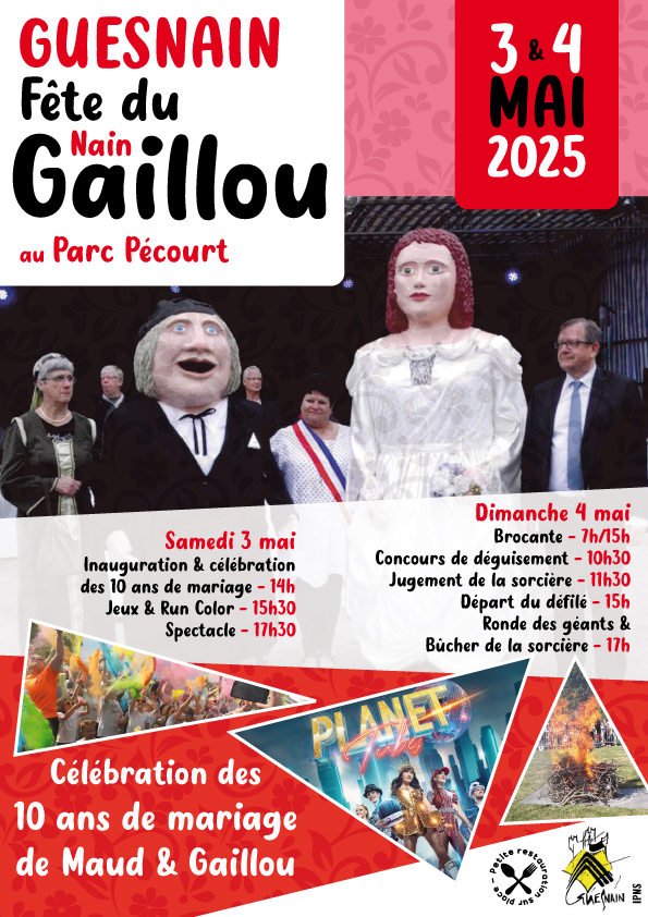 Fête du Nain Gaillou les 3 et 4 mai 2025