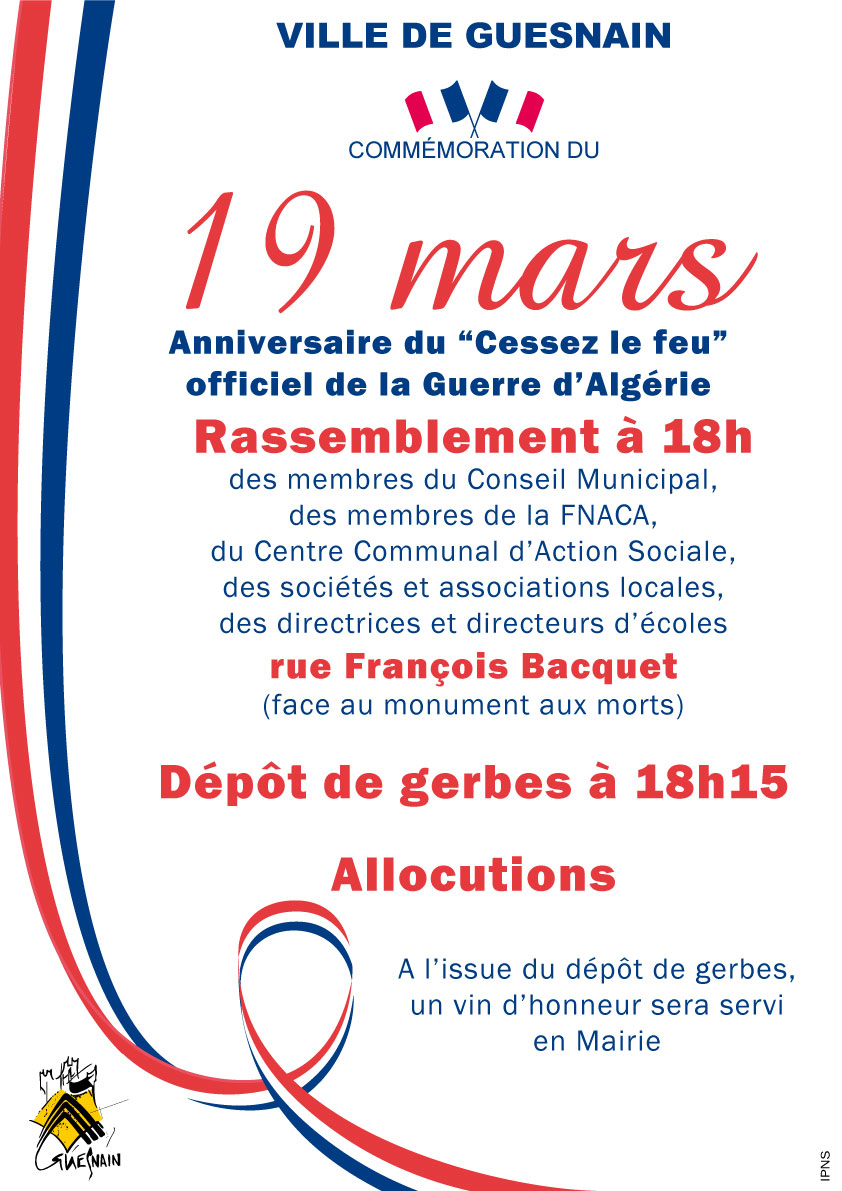 Commémoration du 19 mars